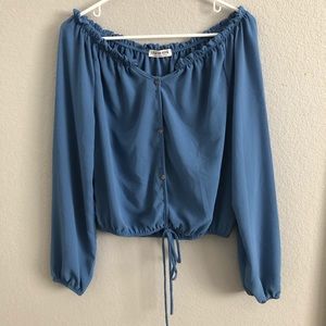 Off the shoulder top Fashion Nova